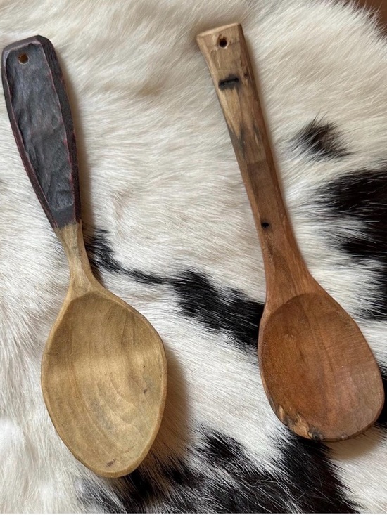 Other - Hand carved wooden spoons • rustic • set of 2
